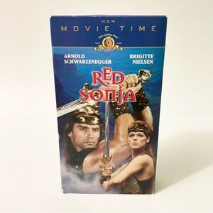 Red Sonja VHS MGM Movie Time Release Arnold Schwarzenegger